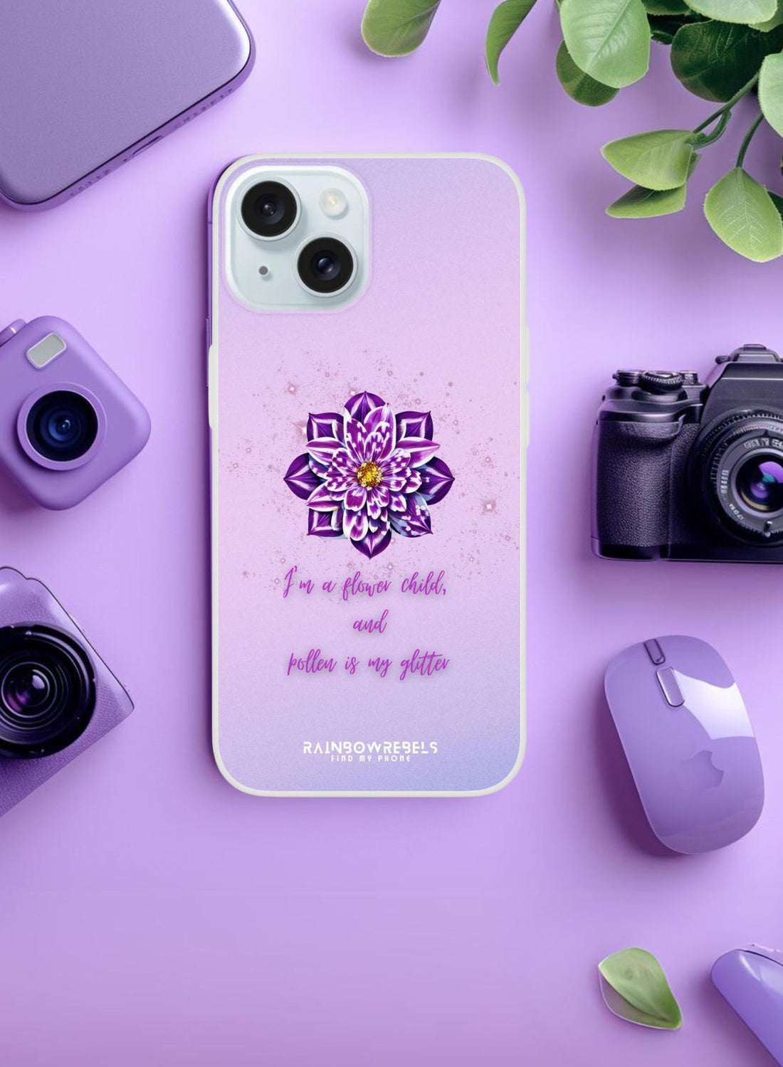 Flower Power Collection.<br> Your lost phone is just a scan away. <br> Even when your battery is dead
