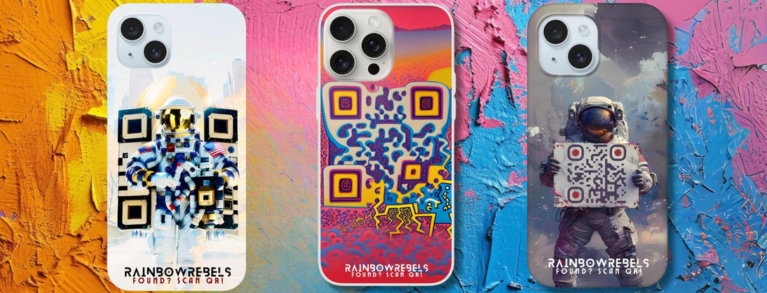 QR Phone Cases (M). <br>Your lost phone is just a scan away. <br> Even when your battery is dead
