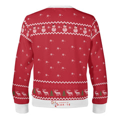 Meowy Christmas - (Unisex) Ugly Christmas Sweater with a Twist: Every scan = a new Xmas surprise!