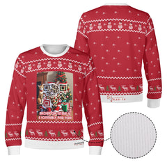 Meowy Christmas - (Unisex) Ugly Christmas Sweater with a Twist: Every scan = a new Xmas surprise!