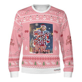 Swiftmas Cheer, QR links to Taylor Swift theme - (Unisex) Christmas Sweater with a Twist