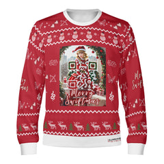 Shake It Off, It’s Swiftmas Time, QR links to Taylor Swift theme - (Unisex) Christmas Sweater with a Twist