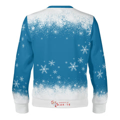 Rudolph’s Secret Ride - (Unisex) Ugly Christmas Sweater with a Twist: Every scan = a new Xmas surprise!